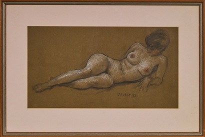 LLYA RUBEN Reclining Nude 92
