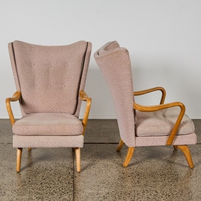 A Pair of Bambino Armchairs by Howard Keith for HK Furniture c.1950