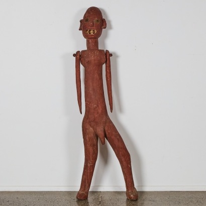 A Large Carved Figure