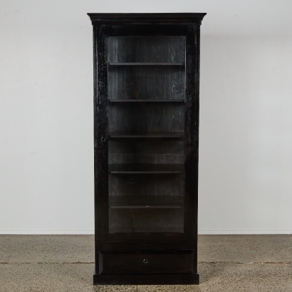 A Wood and Glass Vitrine