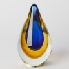 A Murano Teardrop Sommerso Paperweight