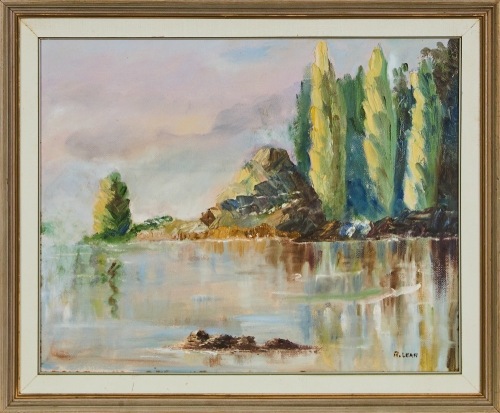 An Oil Painting by R. Lear