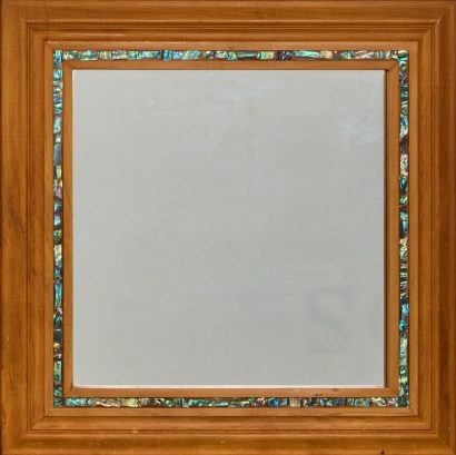 A Rimu and Paua Inlay Mirror