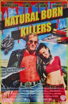 A "Natural Born Killers" Film Poster