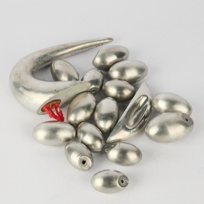 An Assortment of Stephane Rondel Knobs and Hooks