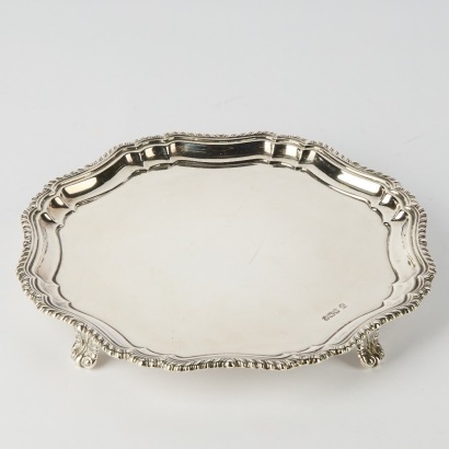 A Silver Salvor Tray 0.350kg