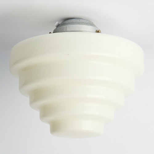 A Glass Beehive Lamp Shade