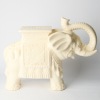 A White Ceramic Elephant
