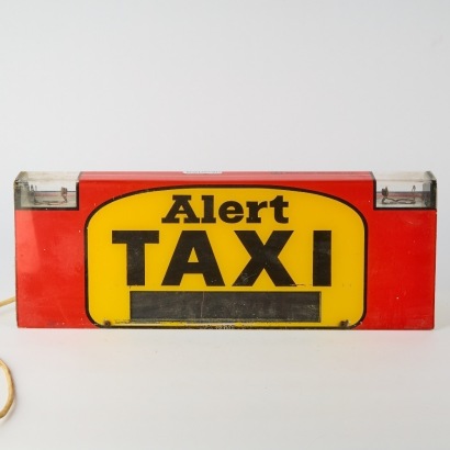 A Vintage Taxi Light