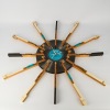 A Handcrafted Starburst Clock