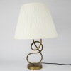 An Infinity Loop Table Lamp