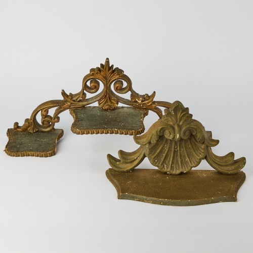 A Pair of 1920s Wall Sconces/Shelves