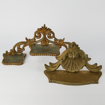 A Pair of 1920s Wall Sconces/Shelves