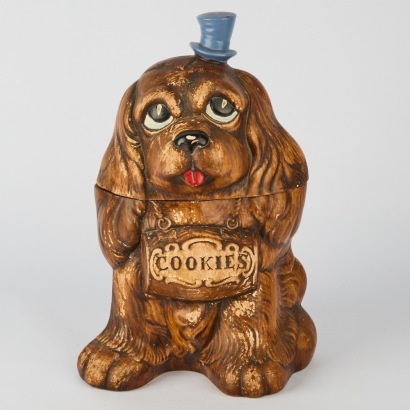 A Vintage Puppy Dog Cookie Jar Made in USA