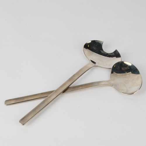 A pair of WMF Cromargan salad servers