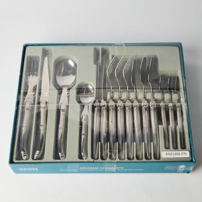 A 24 piece LaGuiole cutlery set
