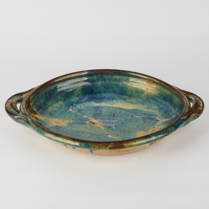 A Steve Littlejohn pottery serving dish