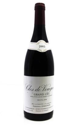 (1) 2003 Frederic Esmonin Clos de Vougeot Grand Cru, Cote de Nuits