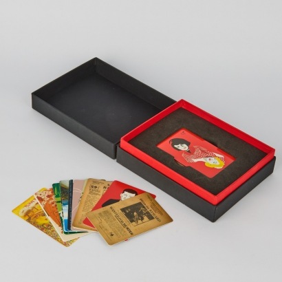 A Set of Design Partners Cards Designed by Different Artists