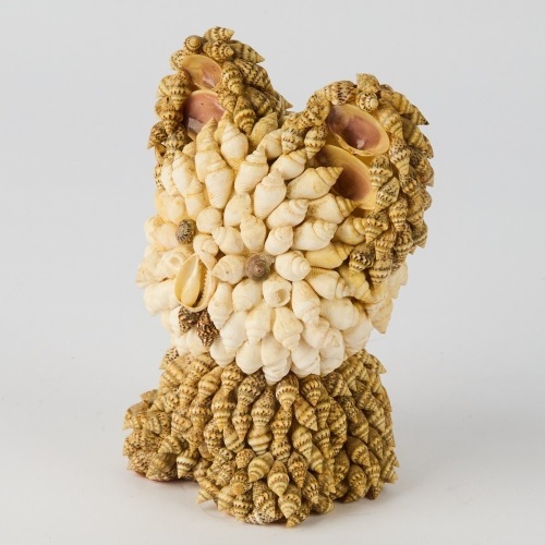 A Folk Art Shell-Encrusted Owl