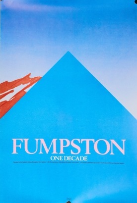 A Tony Fumpston Sarjent Gallery Whanganui Exhibition Poster