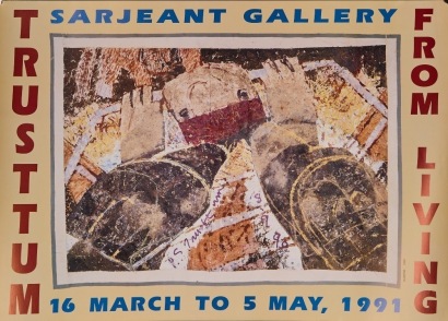 A Philip Trusttum Sarjent Gallery Whanganui Exhibition Poster