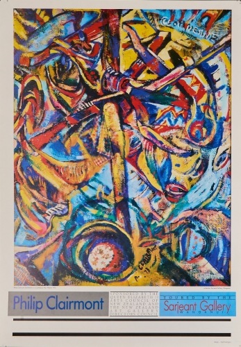 A Philip Clairmont Sarjent Gallery Whanganui Exhibition Poster
