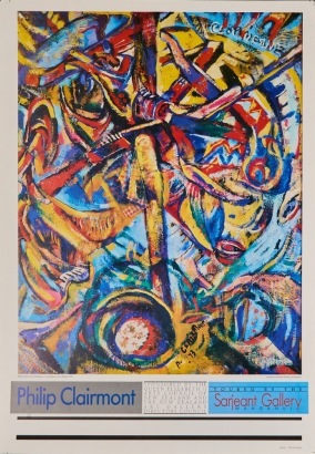 A Philip Clairmont Sarjent Gallery Whanganui Exhibition Poster