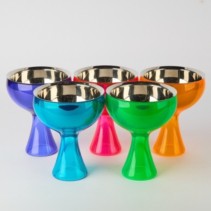 A Set of Five Alessi 'Big Love' Ice Cream Bowls
