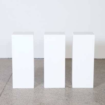 A Trio Art Gallery Plinths