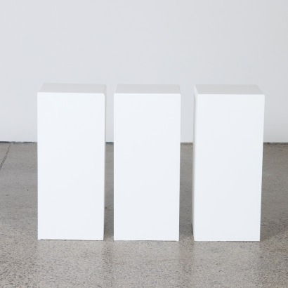 A Trio Art Gallery Plinths