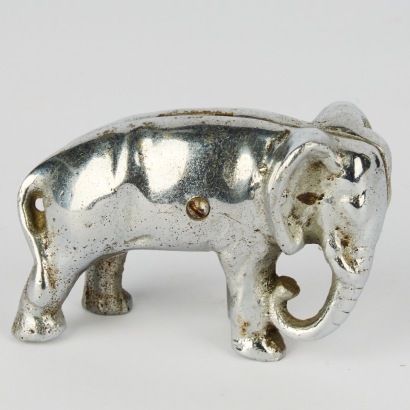 A Cast Metal Elephant