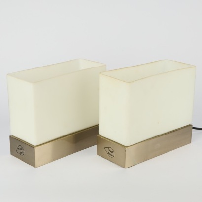 A Pair of Austrabeam/Stylux Bedside Touch Lamps