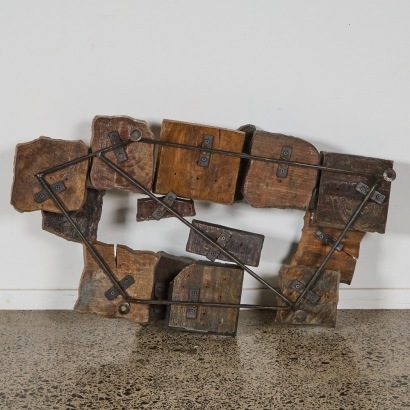A Batik Printing Block Wall Feature