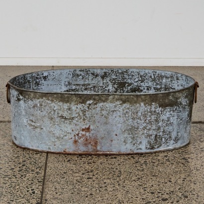 A Large Vintage Metal Trough