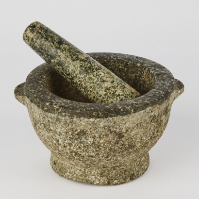 A Stone Mortar & Pestle