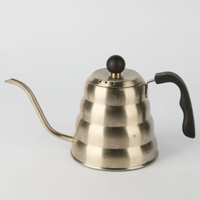 A Hario Gooseneck V60 Drip Kettle. One Litre