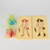 A Pair of 70s "Dress Me Please" Figures with Accessories