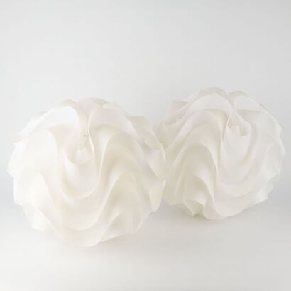A Pair of Le Klint Style Lamp Shades