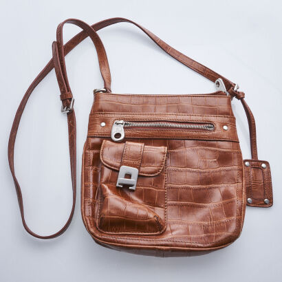 Cellini Brown Leather Bag