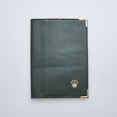 Rolex Leather Passport Holder