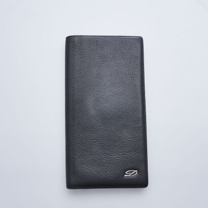 S.T.Dupont Black Leather Wallet