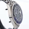 Stainless Steel, 40mm Rolex GMT Master II Black/Blue Bezel Automatic Wristwatch - 3