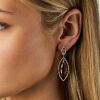 18ct Rose Gold, 17.10ct Citrine / 3.18ct Diamond Drop Earrings - 2