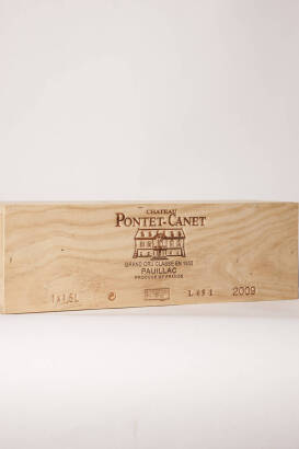 (1) 2009 Chateau Pontet Canet 1500ml, Pauillac