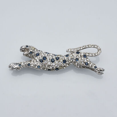 Kenneth Jay Lane Leopard Brooch