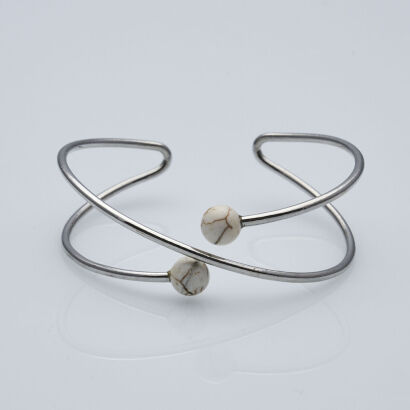 Marble Cuff Bracelet