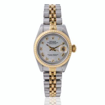 Stainless Steel / 18ct Yellow Gold, 26mm Rolex Datejust Automatic Wristwatch, circa 1991