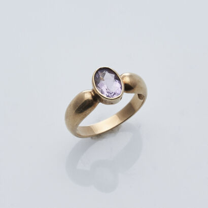 9ct Amethyst Ring