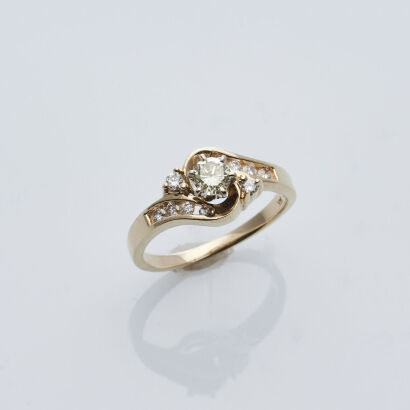 14ct Diamond Ring